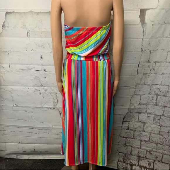 MAURICES Strapless Dress Multicolored - Picture 3 of 5